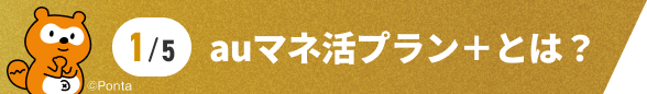 auマネ活プラン＋とは