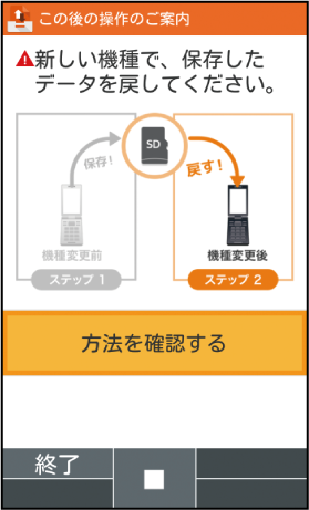 データを移行する スマホならではの設定 基本の操作 設定