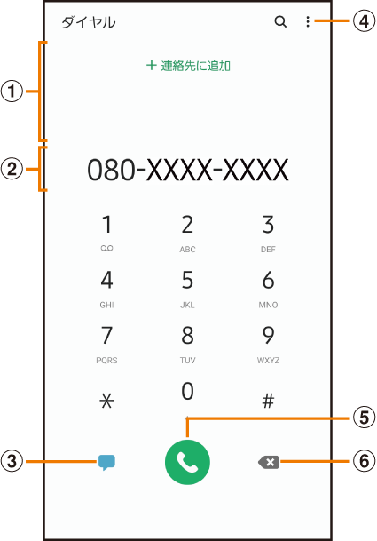 電話をかける Galaxy S9 Scv39 オンラインマニュアル 取扱説明書 Au